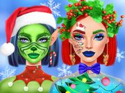 Spel Ellie kerstmake-up  online
