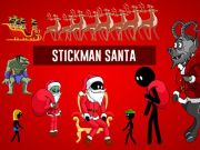 Spel Stickman-kerstman  online