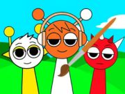 Spel Kleurboek: Sprunki-vrienden  online