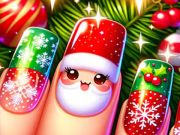 Spel Vrolijk kerstnagelontwerp  online