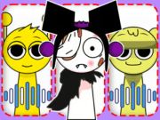 Spel Kinderquiz: Raad Sprunki-stem  online