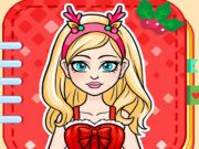 Spel Papieren pop: Kerstmanstijl  online