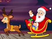 Spel Vind de kerstman met cadeau  online