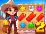 Spel Wild West Match 2: De goudkoorts  online
