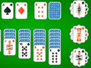 Spel Klondike Solitaire 4 kleuren  online