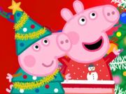 Spel Legpuzzel: Peppa Pig-kerstvoorbereiding online Spel Legpuzzel: Peppa Pig-kerstvoorbereiding online