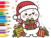 Spel Kleurboek: Kerstverrassingsbezorging  online