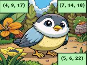 Spel Middeling van vogelafbeelding ontdekken  online