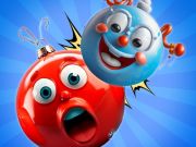 Spel Voeg ballen nieuwjaarsspeelgoed samen in 3D!  online