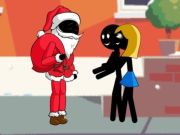 Spel Stickman-kerstman  online