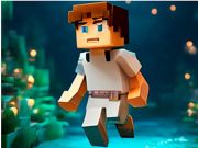 Spel Noobik Parkour in een grot!  online