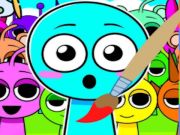 Spel Sprunki kleurtijd  online