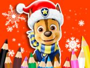 Spel Kleurboek: Paw Patrol Christmas  online
