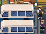 Spel Mart puzzel busjam  online