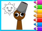Spel Kleurboek: Sprunki Brud  online