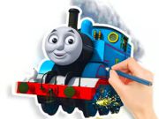 Spel Kleurboek: Thomas  online