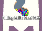 Spel Vallende ballen: zandpad  online