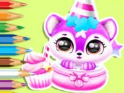 Spel Kleurboek: Baby Fluff's Birthday  online