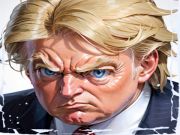 Spel Grappige gezichtsoorlogen Trump vs Kim  online