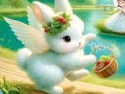 Spel Jigsaw Puzzle: Angel Bunny online