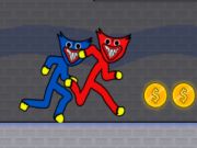 Spel Stickman Huggy Party Duo online