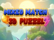 Spel Gemengde match 3D -puzzel  online
