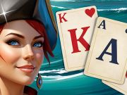 Spel Solitaire Klondike Treasure Island online