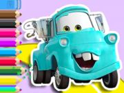 Spel Kleurboek: Mater Cars online Spel Kleurboek: Mater Cars online