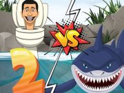 Spel Hongerige haaien vs skibidi 2  online