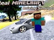 Spel Echte Minecraft Driving Simulator  online