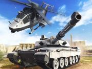 Spel Strategie van oorlog. Tanks en helikopters  online
