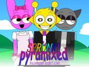 Spel Sprunki Pyramixed: Human Edition  online