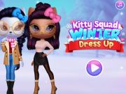 Spel Kitty Squad Winter Dress Up  online