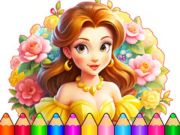 Spel Kleurboek: Flower Dress Up  online