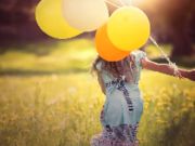 Spel Girl Ballonnen Kind Jigsaw  online