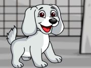 Spel Red de witte puppy van Cage  online