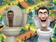 Spel Skibidi toilet kruis de weg over  online