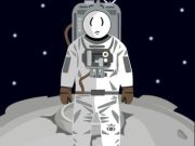 Spel Stickman in de ruimte  online