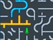 Spel Verbind de pijpen waterpuzzel  online
