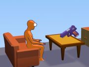 Spel Ragdoll Gun Shooter: Cannon Spinner Playground  online