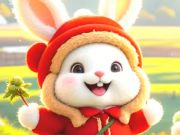 Spel Jigsaw Puzzle: wandelende bunny  online
