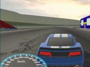 Spel Rijd blauwe auto  online