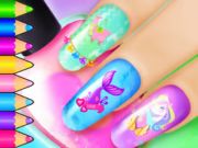 Spel Kleurboek: Nail Art Salon  online