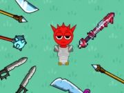 Spel Rode Sprunki met een zwaard  online