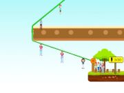 Spel Zipline -mensen redden  online