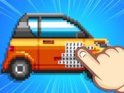 Spel Pixel leuke kleur op nummer online Spel Pixel leuke kleur op nummer online
