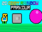 Spel 2d Obby Rainbow Parkour  online