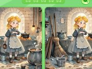 Spel Vind de verschillen: Assepoester  online