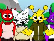 Spel Sprunki heroveren de mens nieuw  online