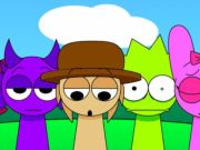 Spel Sprunki pyramixed - voltooide animaties  online
